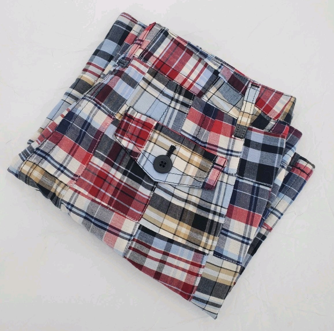 Ann Taylor Loft Patchwork Skirt Lined Multicolor … - image 1