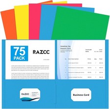 Two Pocket Folders 75 Pack 2 Pocket Folders Fit Letter Size Paper Paper Folders