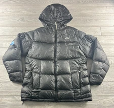 Go Lite Down Coat Womens XL Black Lightweight Pack 800 Fill Quilted Puffer