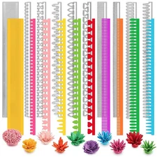 10Pcs 3D Rolled Flowers Metal Cutting Dies Card Making Embossing Stencil Crafts