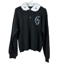 Disney Her Universe x Hot Topic Haunted Mansion Gracey Black Cardigan M Gothic