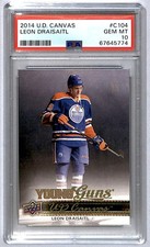 Leon Draisaitl 2014-15 Upper Deck UD Canvas Young Guns Rookie #C104 PSA 10