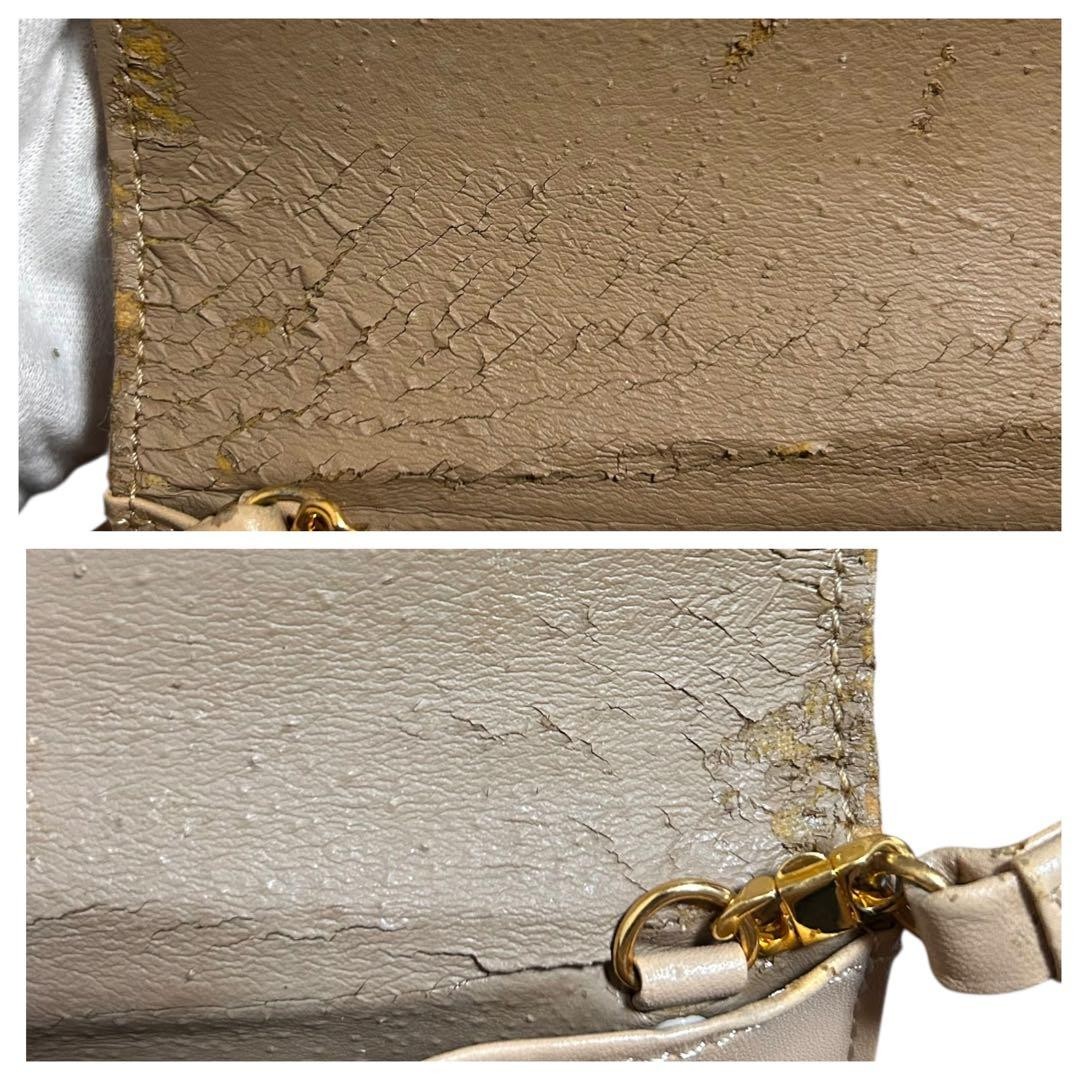 Givenchy Shoulder Bag Leather Beige Authentic F0210409 thumbnail 20