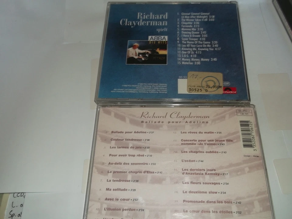 Richard Clayderman 5 CD Konvolut - Reinschauen - Bild 2 von 4