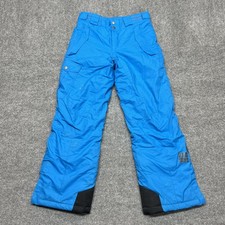 Columbia Ski Pants Youth 14/16 Blue Omni-Tech Bugaboo Insulated Winter Snow