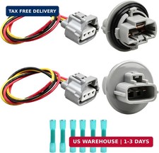 Front Turn Signal Light Bulb Plug Socket with Harness Compatible with 4Runner Ca