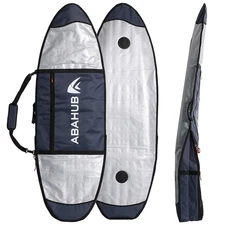 Abahub Premium 6'0 x 22 Surfboard Travel Bag, Foam Padded Surf Board Cover, S...