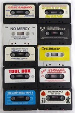 Commodore 64 C64 -- 10 SPIELE AUF KASSETTE (Trailblazer, Deliverance, No Mercy)