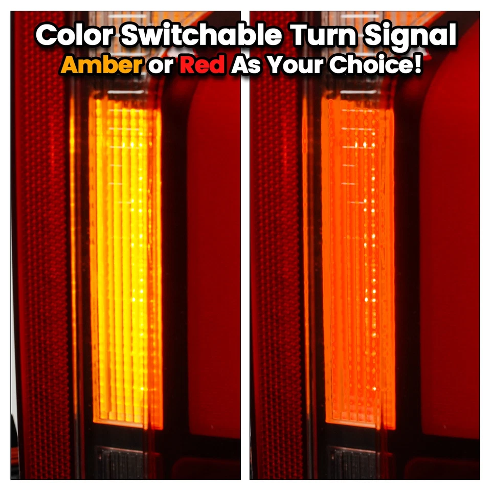 Halogen Upgrade LED Tail Lights For 2021-2025 Ford F-150 Left+Right Brake Lamp - Image 4 of 4