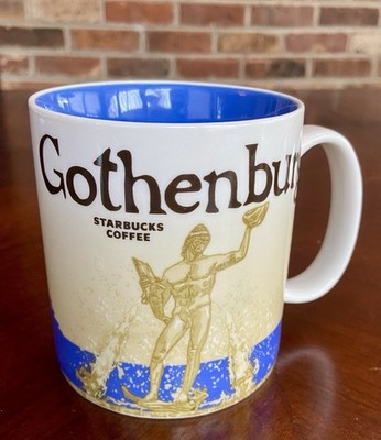 Starbucks GOTHENBURG Sweden Global Icon City Collector Series Mug 16oz Rare 2012