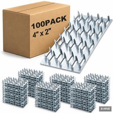 2"X4" Truss Plate,100 Pack Pronged Truss Brackets Mending Plates