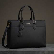 Laptop Bag Waterproof Laptop Tote Bag, Large Computer Briefcase Black FREE SHIP