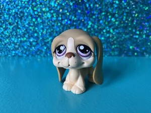 Littlest Pet Shop LPS #1465 - Chien Basset Hound Hasbro - Occasion