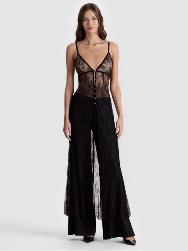 Alice Olivia Melodie Lace Top $595