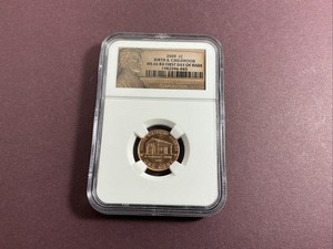 2009 Bronze 1 Cent - Birth and Childhood Ultra Cameo Penny - NGC MS 66