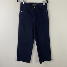 Judy Blue High Waist Tummy Control Garment Dyed Wide Leg Crop Size 7 / 28