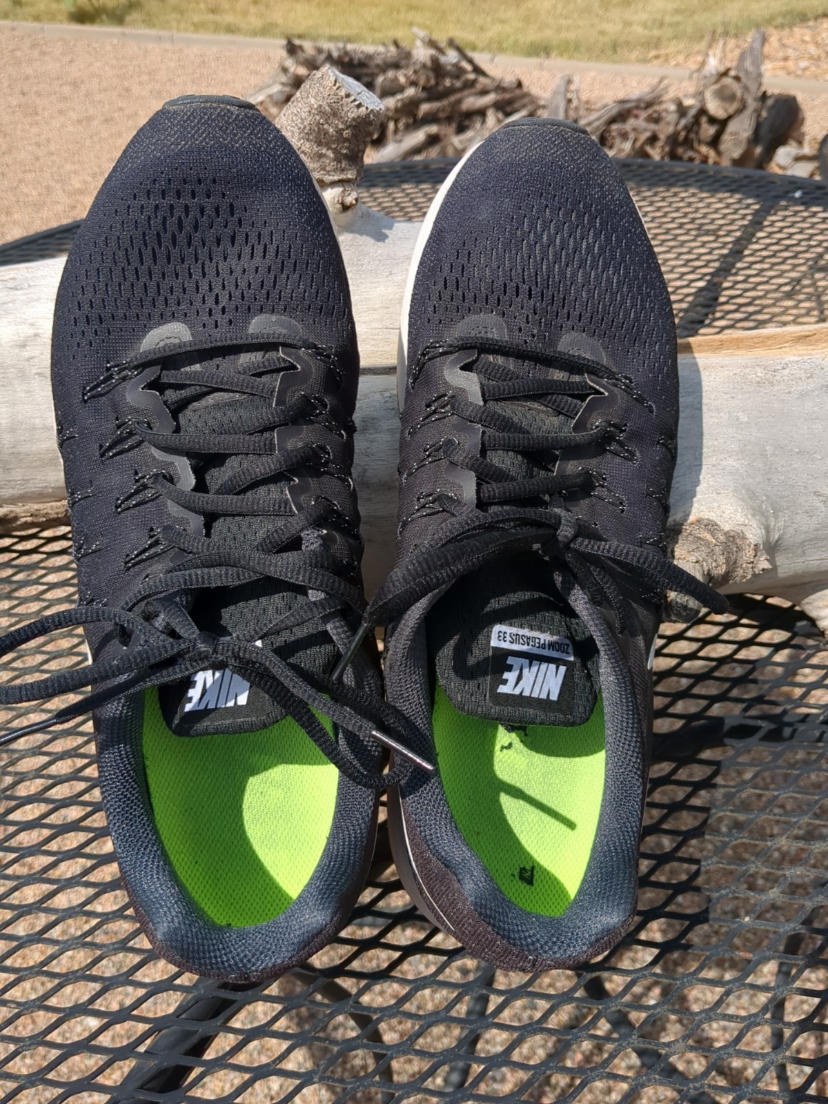 SAOLA Nike Air Zoom Pegasus 33 Nero Uomo US 11.5 Suola Morbida Media