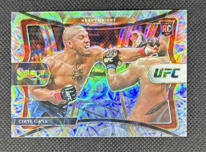 Ciryl Gane 2021 UFC Select Scope Rookie Premier Prizm Refractor Silver Jon Jones