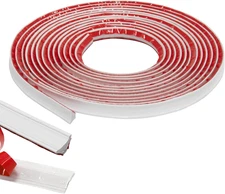 Flexible Trim Caulk Strip Wall Moulding Trim, 1/2 in X10 Ft Peel and Stick Trim 