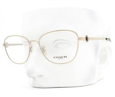 Coach Eyeglasses HC 5128 9005 Glasses Polished Light Gold 54mm No Case