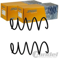 2X Spidan Fahrwerksfedern Satz Vorne Passend FÜR Fiat Panda Links+Rechts | 88191