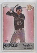 2021 Topps Gypsy Queen Tarot of the Diamond Black 1/1 Nolan Arenado #TOD-12 v9t
