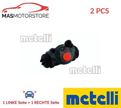 RADBREMSZYLINDER TROMMELBREMSE PAAR HINTEN METELLI 04-0782 2PCS A NEU