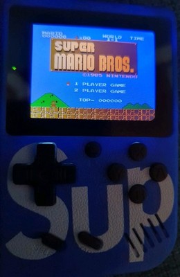 SUP Game Box 400 in 1 Retro Konsole | Blau | 3'' LCD TV-Out ''Spielwaren''
