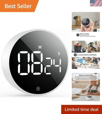 Portable Digital Kitchen Timer with Energy Saving Mode & Large Readable Display