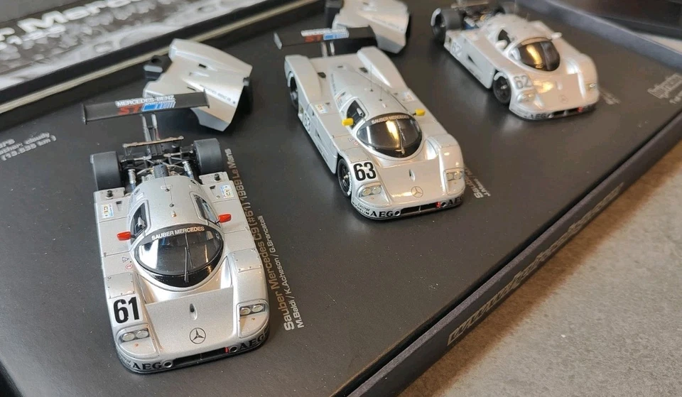 Juego especial HPI Racing Sauber Mercedes C-9 1989 Le Mans 1:43 Foto 4 de 4