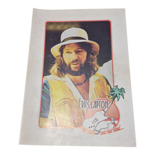 Eric Clapton Tour Programme 1976 Concert Booklet With Pete Frame History Poster