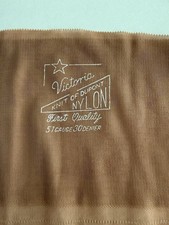 Vintage Victoria Seamed Flat Knit Stockings 30 Denier 2 Pairs