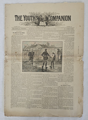 Oct 15, 1885 The Youth's Companion #42 Victorian Illustrated Newspaper Magazine