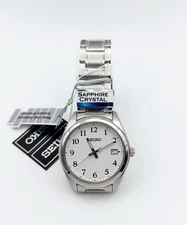 Seiko SUR459P1 Men’s Watch – White Dial, Stainless Steel, Quartz, Classic Design