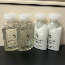 2 Bvlgari Eau Parfum e Au the Blanc white tea shampoo  Shower Gel 2 lotion Dec