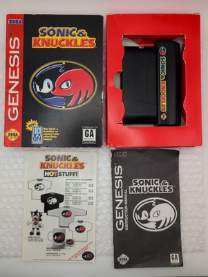 Sonic & Knuckles (Sega Genesis) Complete In Cardboard Box - Clean - Excellent 