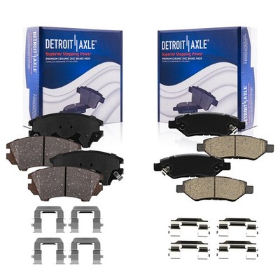 Front & Rear Brake Pads for 2010-2015 Chevrolet Camaro