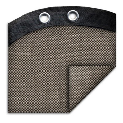 18' x 33' Oval Above Ground Swimming Pool Mesh Winter Cover 15 Year - Taupe