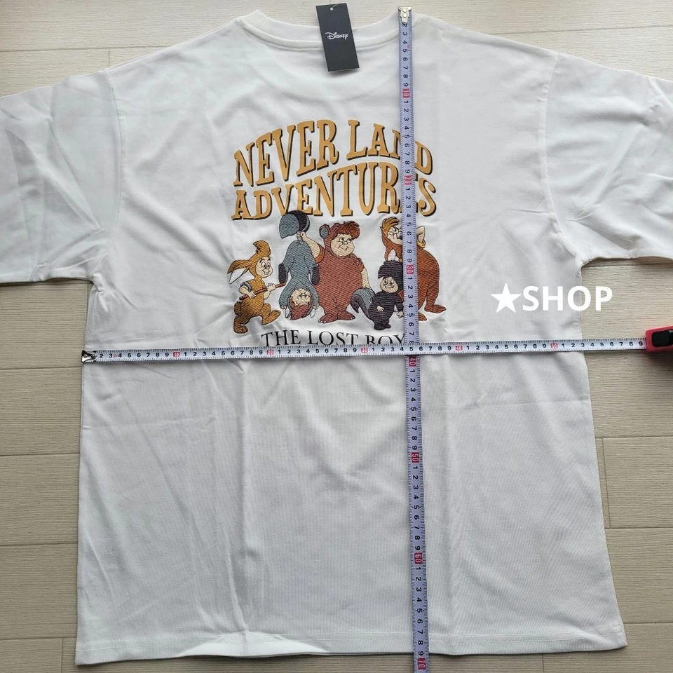 Peter Pan Lost Kids Lost Boys Embroidered Short Sleeve T-Shirt 3L - Image 3 of 4