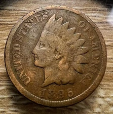 1895 Indian Head Cent - Actual Coin Shown - Free Shipping & Tracking INV#19