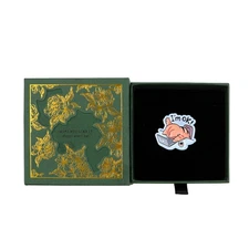 Office Cat Enamel Pin "I'M OK" Badge With Gift Box Women's Brooch Hat Lapel Pin