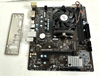 MSI A320M-A PRO MAX Mainboard | AM4 | DDR4 | Ryzen 5000/3000 Support | Micro-A