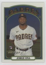 2021 Topps Heritage High Number Chrome 333/999 Jorge Ona #504 0nr3
