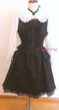 Preview of Baby the Stars Shine Bright Vintage Black Jumper Skirt Free Size Lolita