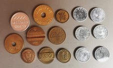 15 Marken - Jetons - Zeichen - Münzen - Geld - mir unbekannt - bitte anschauen