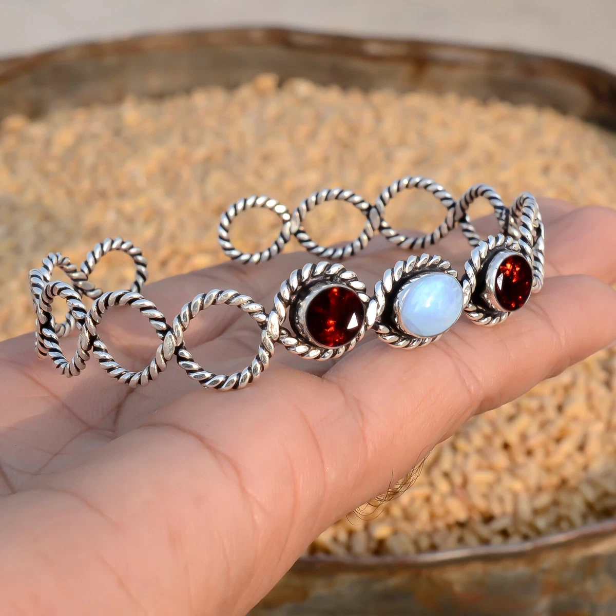 Antique moonstone bracelet sale