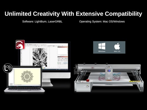 LASER TREE K40 K1 PRO 40W Laser Engraver Powerful Engraving Cutting Machine - Bild 5 von 13