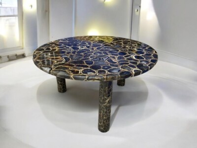 black agate table lamp/agate table top/agate table decor/agate table for sale