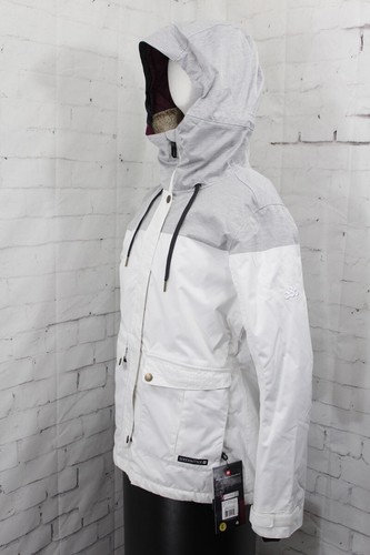 686 Treasure Insulated Snow Jacket, Women's Extra Small/XS, White Engineered New - Picture 2 of 5