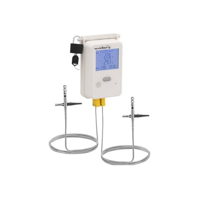 Datenlogger Temperaturlogger + Luftfeuchtigkeit LCD -50 - 350   USB / WiFi